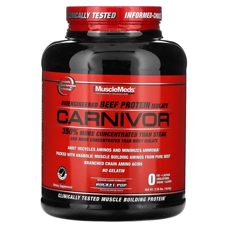 Carnivor, Bioengineered Beef Protein Isolate, Rocket Pop, 3.58 lbs (1,624 g) image 1