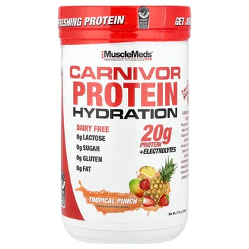 Carnivor Protein Hydration, Tropical Punch, 17.6 oz (500 g)