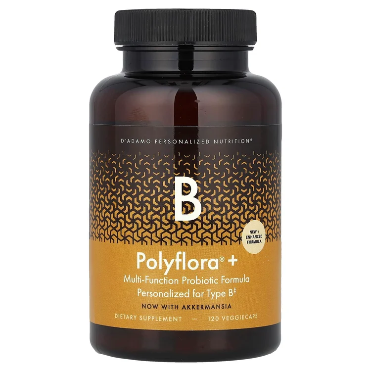 Polyflora® + B, Multi-Function Probiotic Formula, 120 VeggieCaps image 1