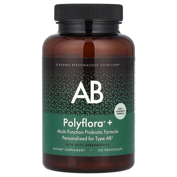 Polyflora®+ AB, Multi-Function Probiotic Formula , 120 VeggieCaps image 1