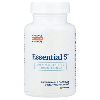 Essential 5™ With Vitamins C, D, & E + Zinc & Selenium, 60 Vegetable Capsules